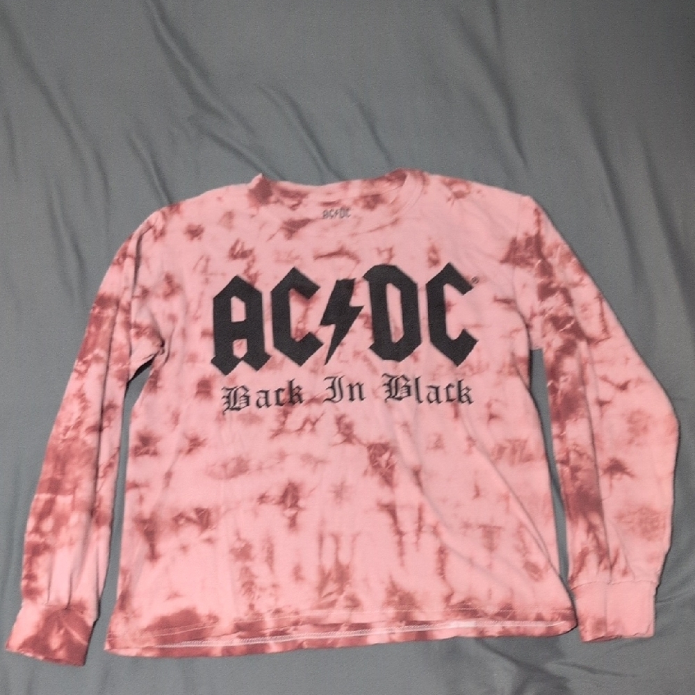 AC/DC Pink Tie-Dye Shirt